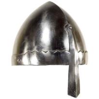 Normaniškas nosies šalmas Viduramžių Vikingų Riterio Šarvai Dėvimas Plieno Šalmas Rankų darbo Atkūrimo LARP Kostiumas Dovana black