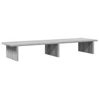 vidaXL Monitor Stand Gray Sonoma 100 x 27 x 15 cm Particleboard
