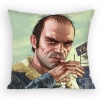 Gta Michael Trevor Franklin Pillow Case Sofa Living Room For Bedroom Car Headboard Backrest Cushion Square Cushion Nap Time Peach skin 18*18(CM)-1Pcs