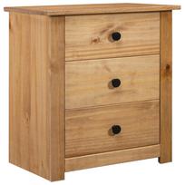 Nightstand 46 x 40 x 57 cm Pine Wood Panama Style