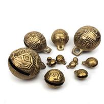 30Pcs Copper Bells Accessories Jingle Bells Wind Chime naments Christmas Decorations Festive Supplies Bronze Color DIY Jewelry