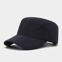 Vintažinė reguliuojama unisex kepurė lauko žygiams ir alpinizmui adjustable tamsiai mėlyna