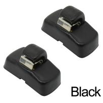 2pcs For SKODA Fabia 6Y Octavia A4 A5 1U 1Z Superb B5 3U 3B0857561B 3B0857563 Car Front Sun Visor sunvisor Hook Clips Bracket juoda