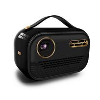 Vivicine P16 Android 9.0 Smart Pocket 3D 4K mini projektorius, palaiko Miracast Airplay 5G Wifi namų vaizdo žaidimų Proyector Beamer juoda