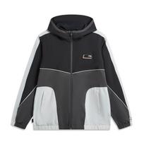 Li-Ning Windproof Water-Repellent Stand-Collar Pattern Windbreaker Men outerwear AFDW849-1 S
