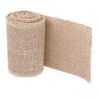 Burlap Roll Decorative Jute Hessian Fabric For Making Christmas Party Ornaments (width: 10cm) 10cm wide, 3m long