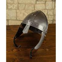Henning Steel Spangenhelm Medieval Viking Helmet Wearable Steel Armor Helmet LARP Reenactment Cosplay Gift
