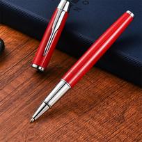 Black Metal Signature Pen, Orb Pen, Business Advertising Gift, Gender-Neutral Pen Can Be Processed raudona