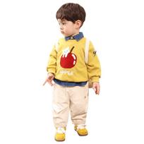 LUSON Little O-Dad Baby Boy Large Pattern Long-Sleeve Sweatshirt 90 žalia