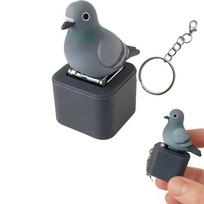 Gyvūnėlio Clicker Raktų pakabukas LED Šviesa Nerimą jaučiantis Žaislas Nešiojamas Streso Malšinimo Žaislas Suaugusiems Pigeon