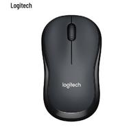 Logitech M220 Silent Wireless Mouse tamsiai pilka spalva