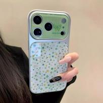 Ins small wrinkle chrysanthemum for iPhone17promax Apple 16/15/14 Pro mobile phone case seconds to change women's models Apple 13