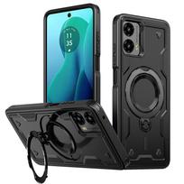 Suitable for MOTO G power antenna ring mobile phone case G play rotating bracket wireless charging magnetic anti-drop cover MOTO G 5G 2024/G Play 5G 2024 juoda