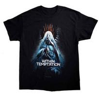 Men's Within Temptation Bleed Out Veil T-shirt Medium Black M