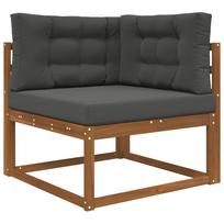 vidaXL Outdoor Sofa Cushions 3 pcs Anthracite Polyester