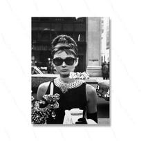 Audrey Dviratis Vintažinė Nuotrauka Hepburn Spaudinys Biuro Dekoras Sienos Menas Seksuali Mergina Juoda Balta Drobės Tapyba Kambarys Namų Dekoras Mada 21X30CMNo Framed gray