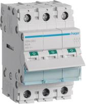 Kirtiklis Hager SBN380 (3P, 80A, 400V, 3 mod.)