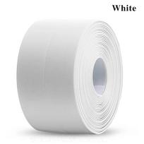 Dušo vonios sandarinimo juosta, tinkama vonios kambariams ir virtuvėms, sandarinimui ir tarpų užpildymui (white,2.2cmx1m) balta