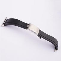 Sport Strap for Apple Watch 38 40 42 44 45mm S7 SEseries 5 4 3 SE 6 Folding Clasp Rubber Oyste Watch Band 38mm juoda