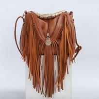 Dongzhongchao fringed bag handbag shoulder messenger bag fashion women's bag ruda