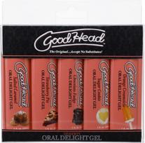 Gelis „Doc Johnson GoodHead Oral Delight Desserts“ 5 x 29 ml