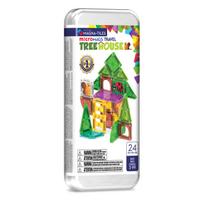 Magnetinis konstruktorius Magna-Tiles Micromags Treehouse, 24 vnt., įvairių spalvų