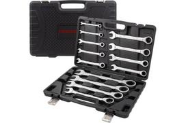 Terkšlinių kombinuotų raktų rinkinys ForceKraft FK-10339, 470 mm, 8 - 32 mm