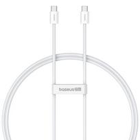 Baseus Superior Duomenų perdavimo kabelis iš USB C į USB C 1 m 30 W Balta