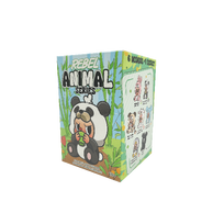 REBEL BEAR Spalvinga beždžionėlė uždaroje pakuotėje ANIMALS, 15 cm