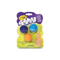 CRAYOLA GLOBBLES Minkšti kamuoliukai, 3vnt.