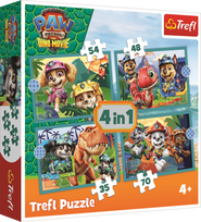 TREFL  PAW PATROL 4 dėlionių rinkinys „Šuniukas-patrulis“