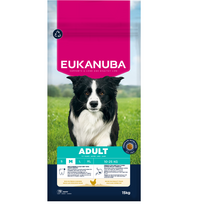 EUKANUBA Active Adult vidutinio dydžio veislėms, su vištiena, 12 kg