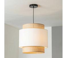 Brilagi - LED pakabinamas šviestuvas ant laido CERIA 1xE27/40W/230V Ø 40 cm juodas/bėžinis/baltas