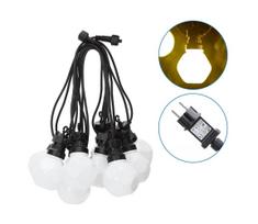 Aigostar - LED Dekoratyvinė lauko girlianda 10xLED/8m IP44 šiltai balta