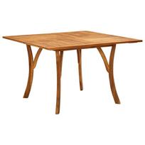 vidaXL Sodo stalas, 120x120x75cm, akacijos medienos masyvas