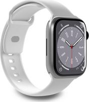 Dirželis Puro, ICON Apple Watch 4/5/6/7/SE/8/Ultra 44/45/49mm (S/M & M/L), balta sp.