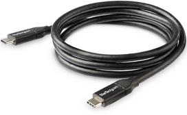 Kabelis StarTech USB2C5C1M, 2 x USB Type-C, 100 cm, juoda sp., 100 W