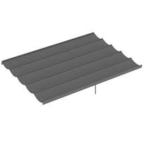 Paviljono stogas 350 × 260 cm