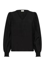 Kaffe - Kalufia Blouse - Marškinėliai ilgomis rankovėmis - Juoda