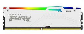 RAM „Kingston KF552C40BWAK4-128“ 128GB 5200 MT/s DDR5 CL40 DIMM atmintis (4 vnt. rinkinys) „FURY Beast Baltas RGB XMP“ | „Kingston“