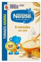 Nestle košė 8 rūšių pilno grūdo dribsniai su medumi 6 mėn