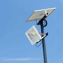 V-tac 50W LED prožektorius su saulės baterija, baltas, 6400K