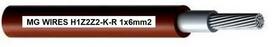 MG0 Fotovoltinis kabelis // MG Wires // 1x6mm2, 0.6/1kV raudonas H1Z2Z2-K-R-6mm2 RD, 50m pakuotė