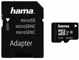 Atminties kortelė Intenso Hama 124138 Micro SDHC 16GB