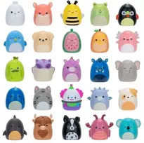 SQUISHMALLOWS SQUISH-A-LONGS kolekcinės figūrėlės, 25 vnt., 2,5 cm