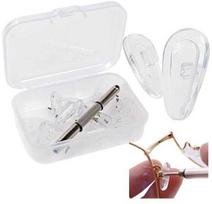 Oem Keičiamų nosies pagalvėlių rinkinys 6.7x13.1 mm akiniams - 5 poros - silikoninės nosies pagalvėlės - G14