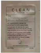 Clean, Reserve, Buriti, Balancing, Cleansing Gel, For Face, 1.5 ml *Sample