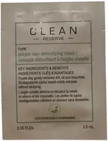 Clean, Reserve - Violetinė Clay, Detoxifying, Clay Mask, 1.5 ml *Sample