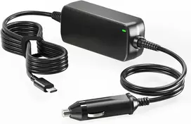 Zolt automobilinis USB-C įkroviklis 100 W 12–24 V nešiojamiesiems kompiuteriams ir telefonams