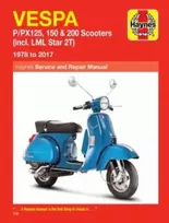 KNYGA Editors of Haynes Manuals Vespa P/PX125, 150 & 200 Scooters (incl. LML Star 2T) (78-17)